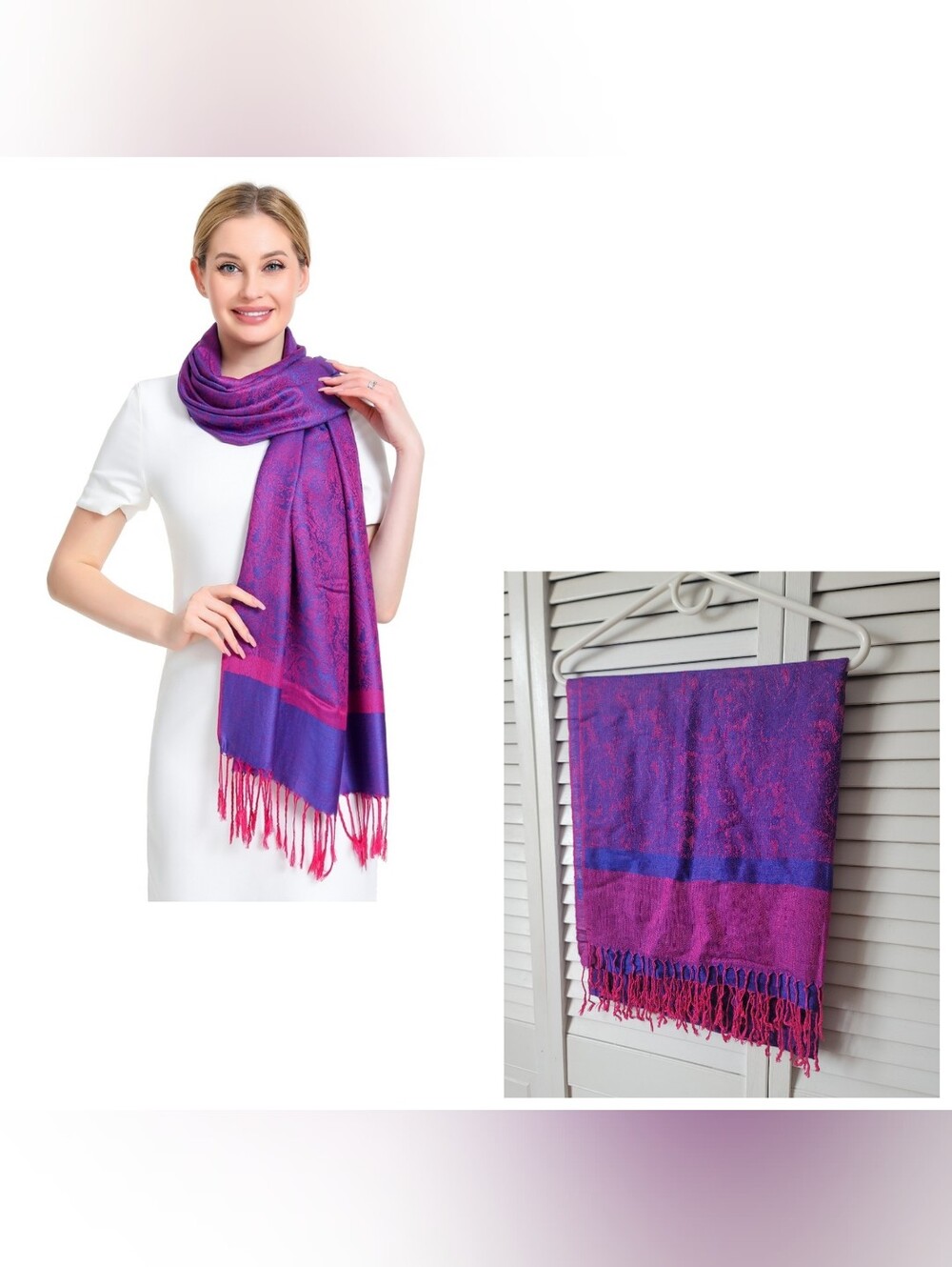 PASHMINA Silk Jacquard Scarf